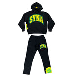COLLEGE BLACK TRACKSUIT