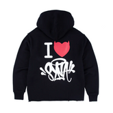 I HEART SYNA HOODIE BLACK