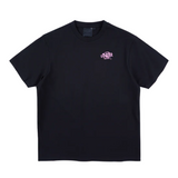 SYNA EMBROIDERED T-SHIRT BLACK/PINK