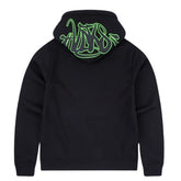 SYNA OG BLACK HOODIE NEON GREEN