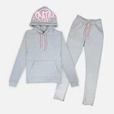 Syna Logo Synaworld Tracksuit Grey Pink