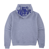 SYNA OG HOODIE GREY MARL COBALT