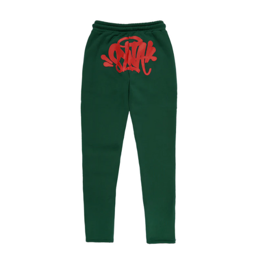SYNA OG JOGGER GREEN WITH RED LOGO