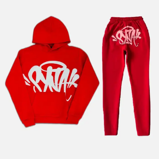 Syna Logo Synaworld Tracksuit Red