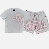 Syna Logo Synaworld Twinset Grey Pink